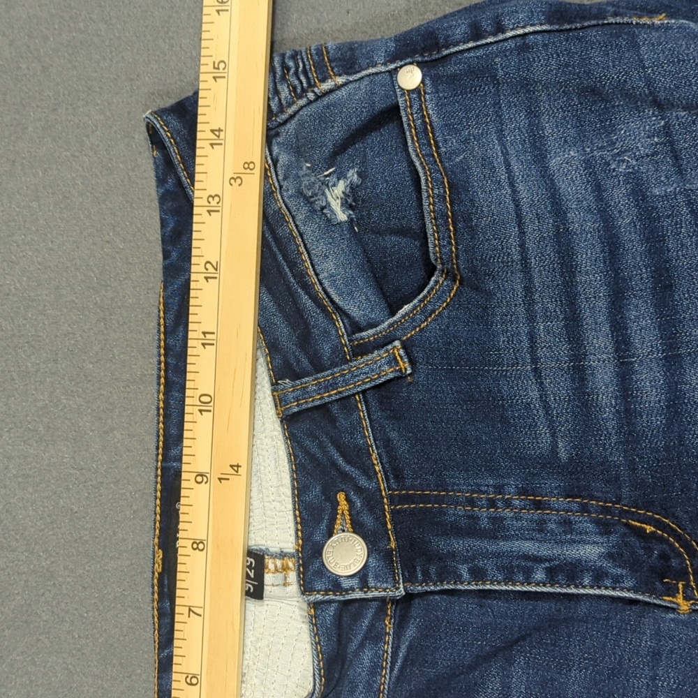 Judy Blue Jeans Women's 29 Blue Skinny Fit Moto Denim - Picture 5 of 12